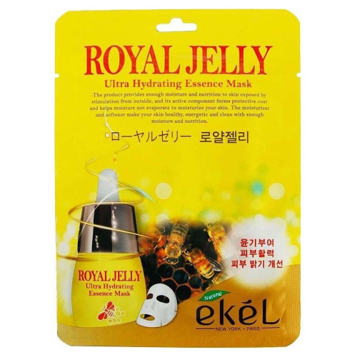 Ekel Тканевая маска - Маточное молочко Royal Jelly Ultra Hydrating Essence Mask 1 шт.