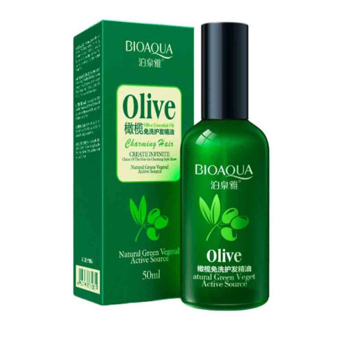 Bioaqua Масло для волос оливковое  «Olive Charming Hair» 50мл